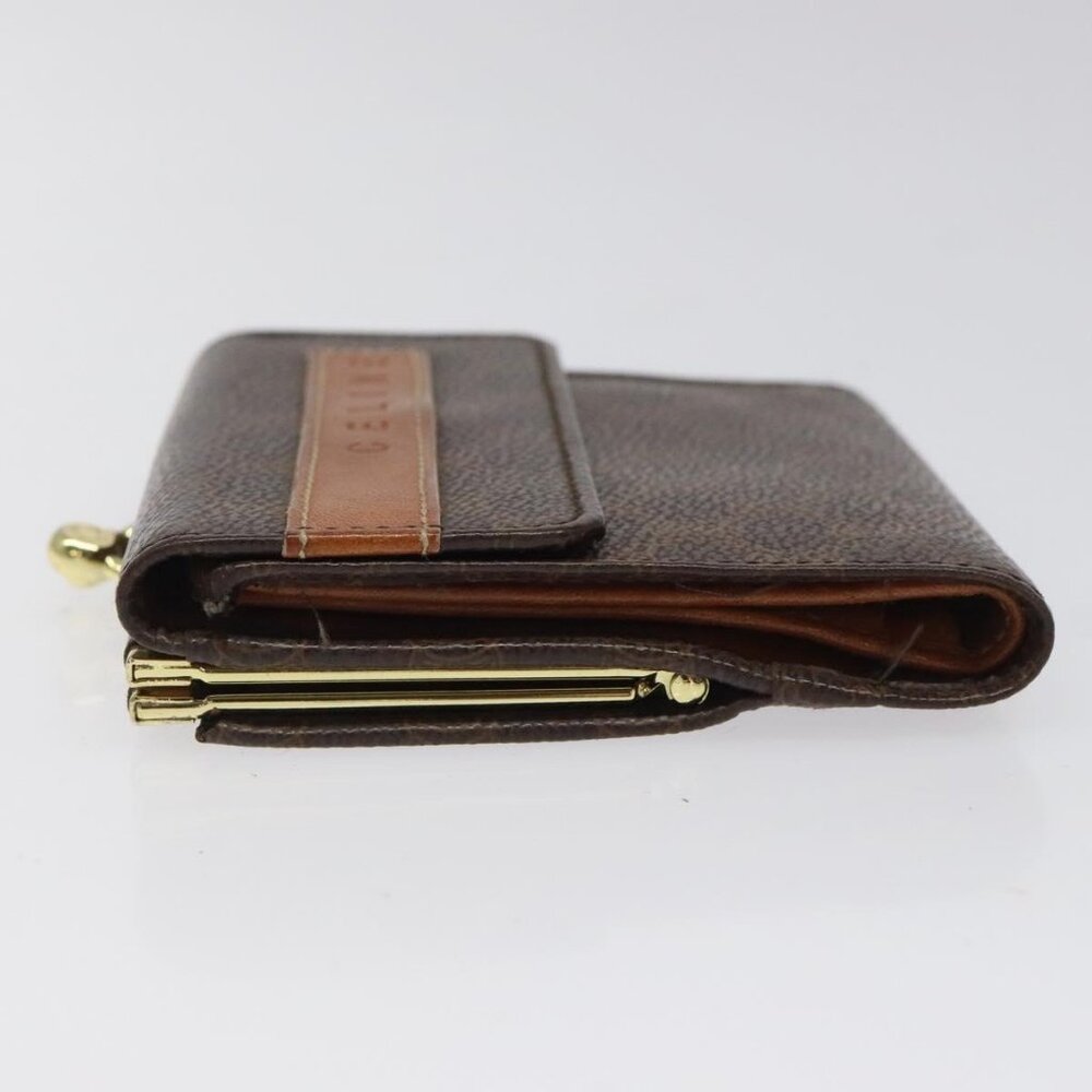 Celine Macadam Canvas Compact Wallet Pvc Leather … - image 4